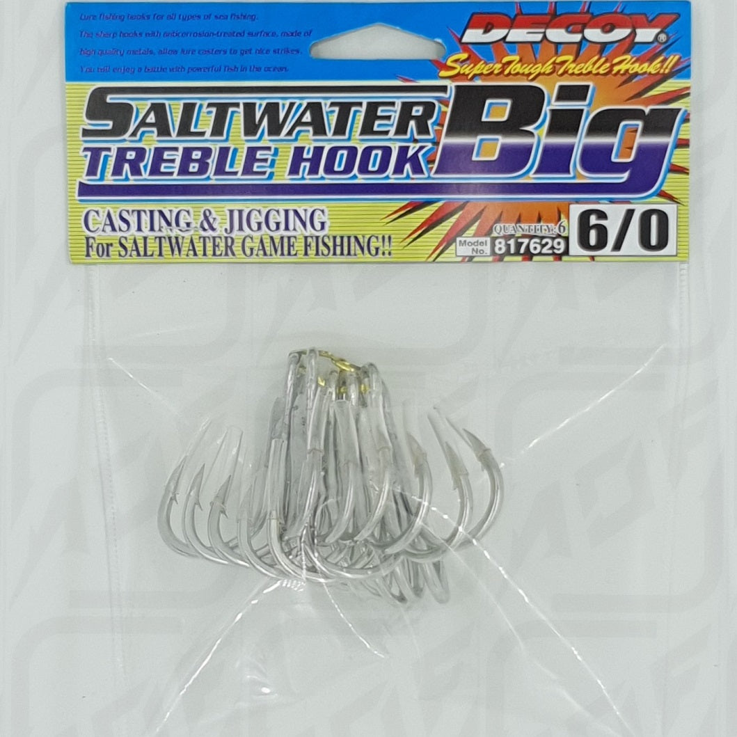 Decoy Saltwater Treble Hooks BIG (Made in Japan) – Anglers Outfitter - AOF