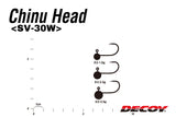 DECOY Chinu Jighead SV-30W White (Material from Japan)
