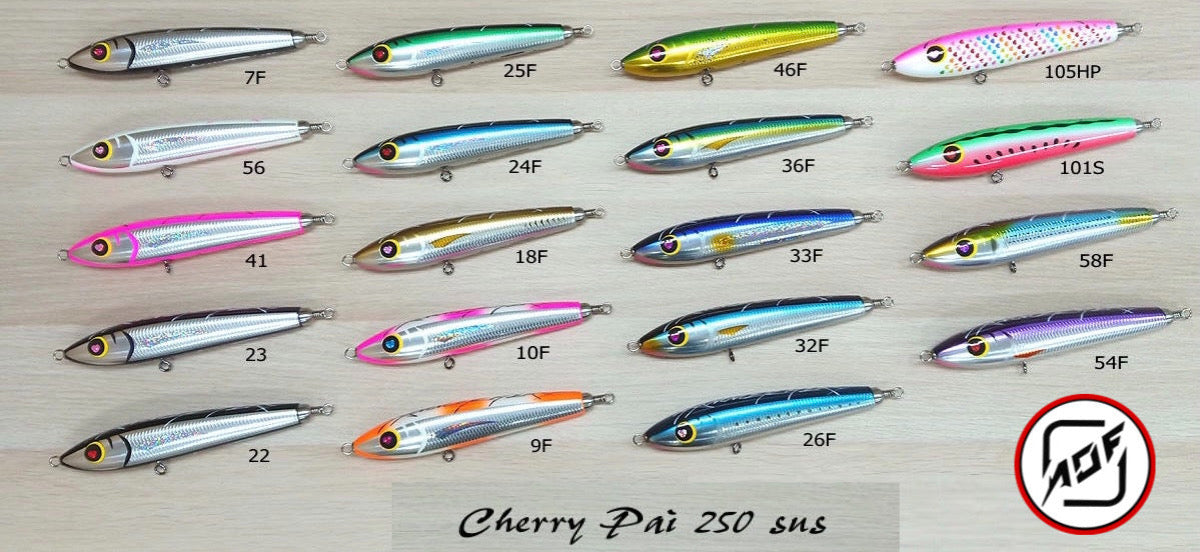 Hammerhead Cherry Pai 250 SUS Stickbait – Anglers Outfitter - AOF