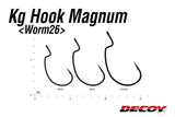 DECOY KG Hook MAGNUM Worm 26 (Made in Japan)