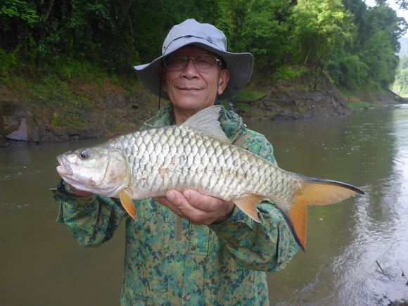 Freshwater fishing in Thailand..