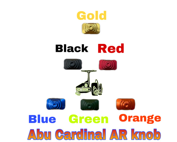 Custom Abu Cardinal 3/33 Aluminium AR Knob