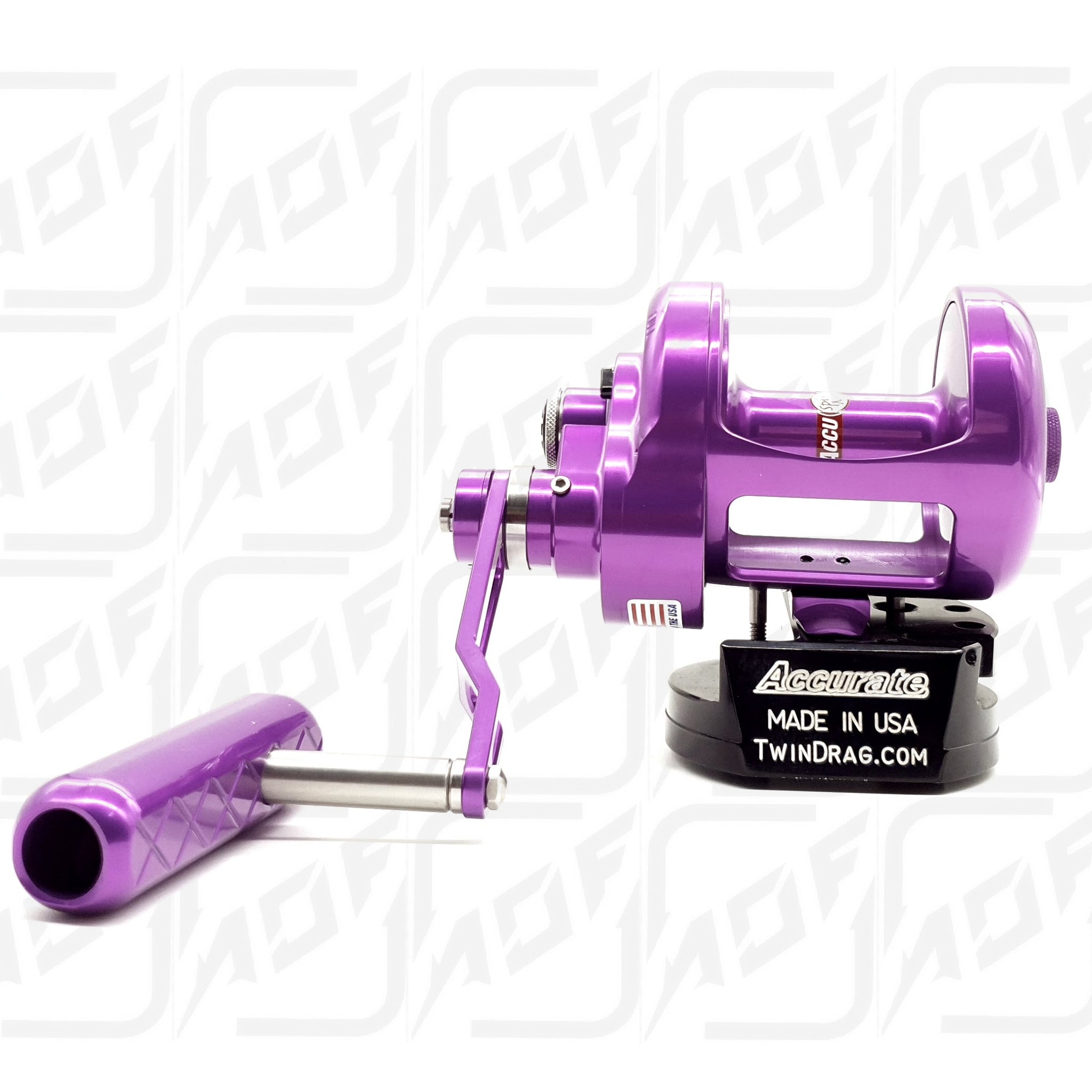 Accurate Boss Reel BX2-600W - PURPLE – Anglers Outfitter - AOF