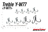 DECOY Treble Y-W77 (Made in Japan)