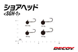 DECOY Light Game Shore JigHead SGH-1(Material from Japan)