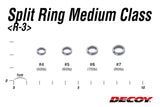 DECOY Split Ring Medium Class R-3 (Made in Japan)