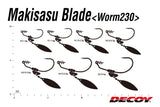 DECOY Makisasu Blade WORM 230G (Material from Japan)